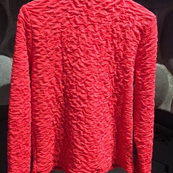 Cute Crinkly Knit Jacket - Picture 3 of 5